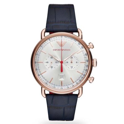 Emporio Armani Men's Blue Chronograph Watch - AR11123